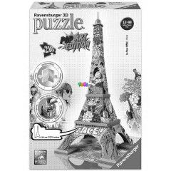 3D puzzle - Eiffel-torony pop art edition, 216 db
