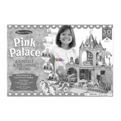 3D puzzle - Melissa and Doug - Pink palota