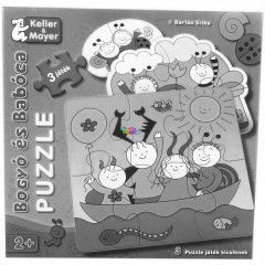 Baba puzzle - Bogy s Babca, 2-4-6 db