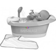 Baby Nurse - Baba frdkd s hidromasszzs-zuhanyz - rzsaszn