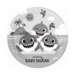 Baby shark paprtnyr, 23 cm, 8 darabos