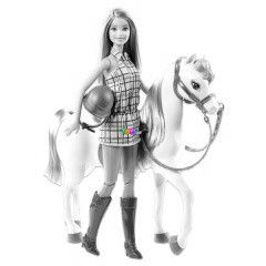 Barbie - Barbie baba s lovacskja szett