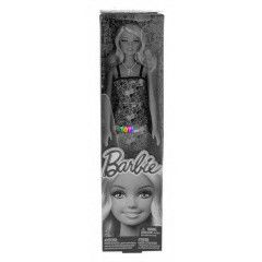 Barbie - Divatos Barbie pink-fekete ruhban
