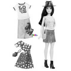 Barbie Fashionistas - Kalapos, alacsony Barbie