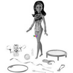 Barbie - Talajtornsz barbie, szurkol kiskutyval