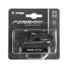 Bburago - Ferrari Race and Play - Ferrari 599 GTO, grafitszrke, 1:64