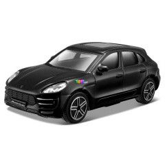 Bburago - Utcai autk - Porsche Macan, fekete, 1:43