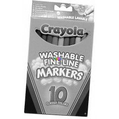 Crayola - 10 db-os vkony filctoll kszlet