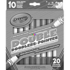 Crayola - Ktvg, sznes filckszlet, 10 db-os