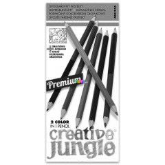Creative Jungle - Dupla sznes ceruza kszlet kifestvel, 12 db-os