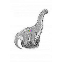 Dinoszaurusz flia lufi, 35 cm