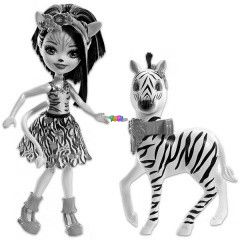 Enchantimals - Zelena zebra s Hoofette figura