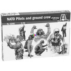 Italeri - NATO piltk s kiszolgl szemlyzet figurk, 1:72