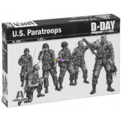 Italeri - U.S. Paratroops partraszll figurk, 1:35