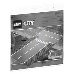 LEGO 60236 - Egyenes tszakasz s T-elgazs