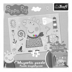 Mgneses puzzle - Peppa malac, 30 db