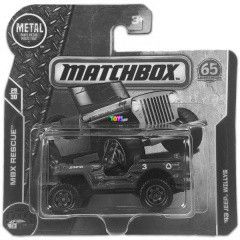 Matchbox - 43 Jeep Willys, stt zld