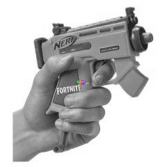 NERF - Fortnite Microshots szivacslv pisztoly, srga