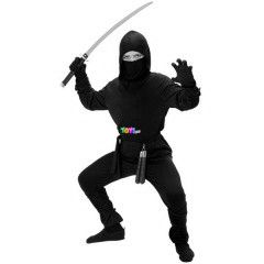 Ninja jelmez, 128 cm-es mret