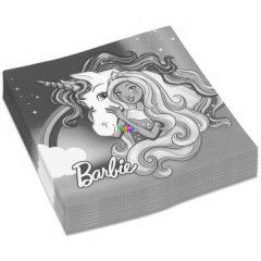 Paprszalvta - Barbie unikornissal, 20 db