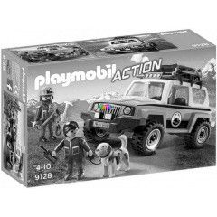 Playmobil 9128 - Hegyi mentk srgssgi jeeppel