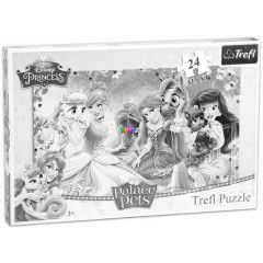 Puzzle - Disney hercegnk: Palota kedvencek, 24 db