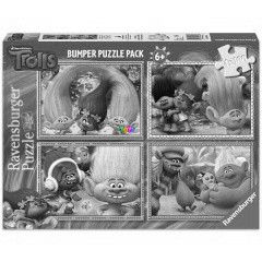 Puzzle - DreamWorks Trollok, 4 az 1-ben