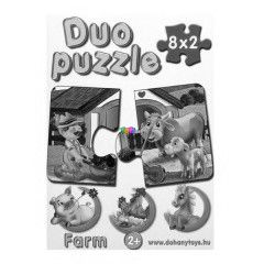 Puzzle - Farm, 8 x 2 db