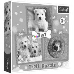Puzzle - Klyk kutyk, 3 az 1-ben