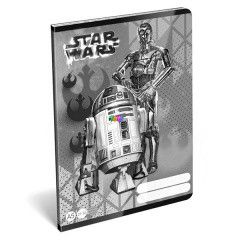 Star Wars - R2D2 s C-3PO mints vonalas fzet - A5, 21-32